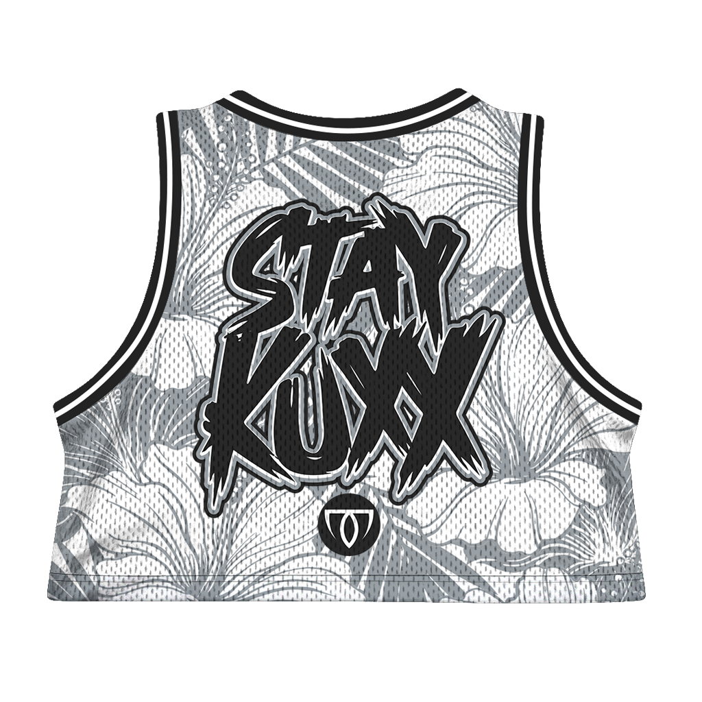 STAY KUXX CROP TOP - WHT