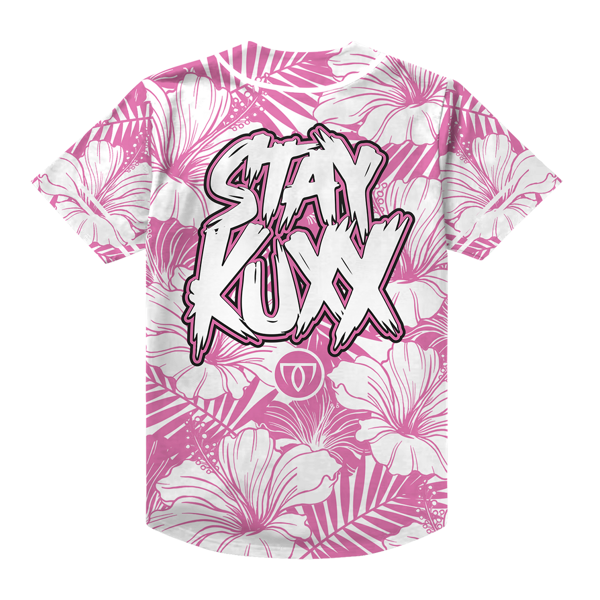 STAY KUXX BASEBALL TEE - PINK