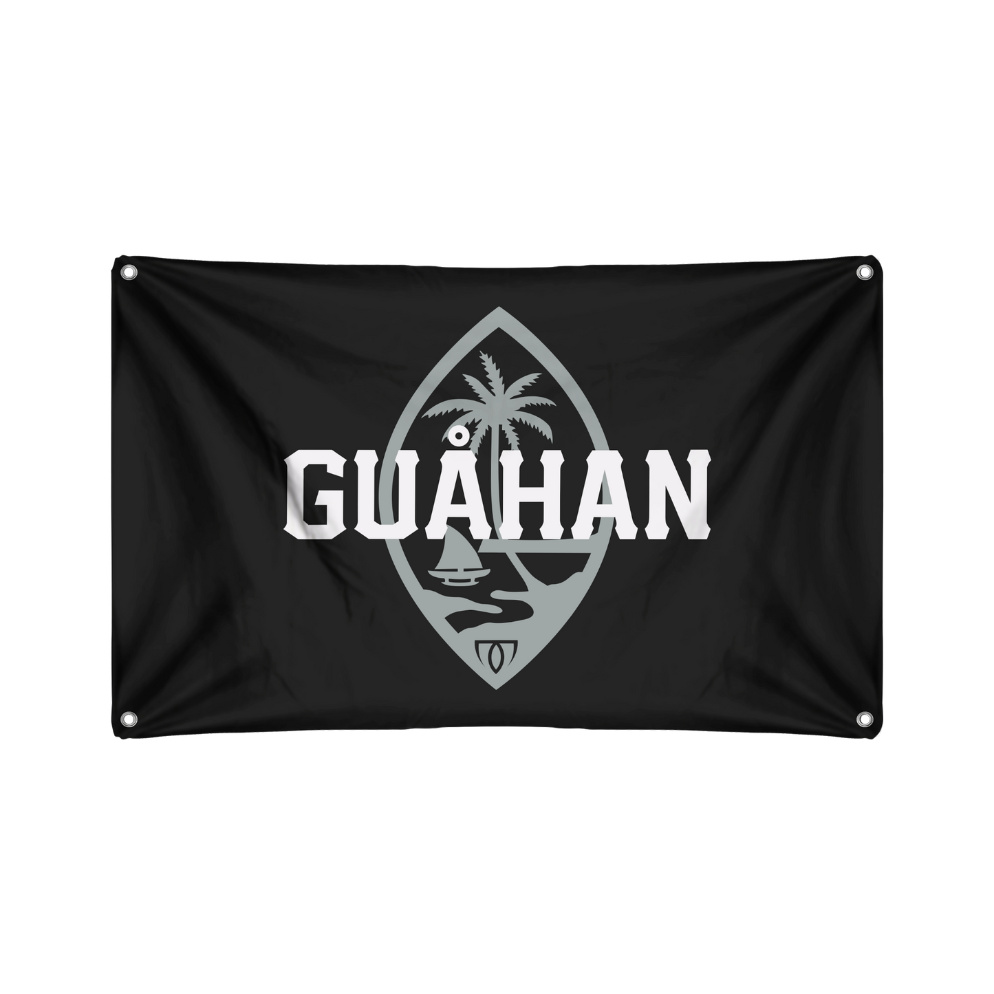 GUÅHAN - FLAG/BANNER - BLK