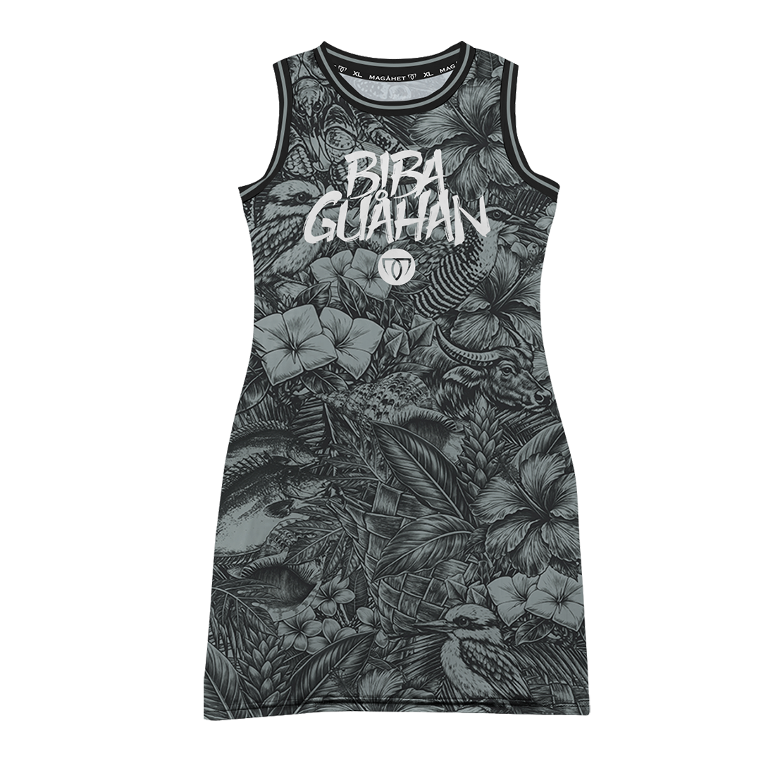 BIBA GUAHAN JERSEY DRESS - GREY