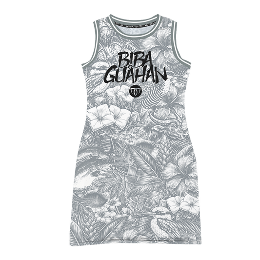 BIBA GUAHAN JERSEY DRESS - WHT