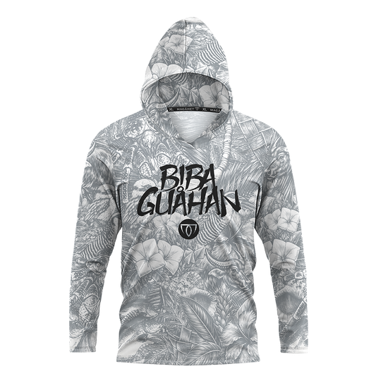 BIBA GUAHAN L/S HOODED JERSEY - WHT