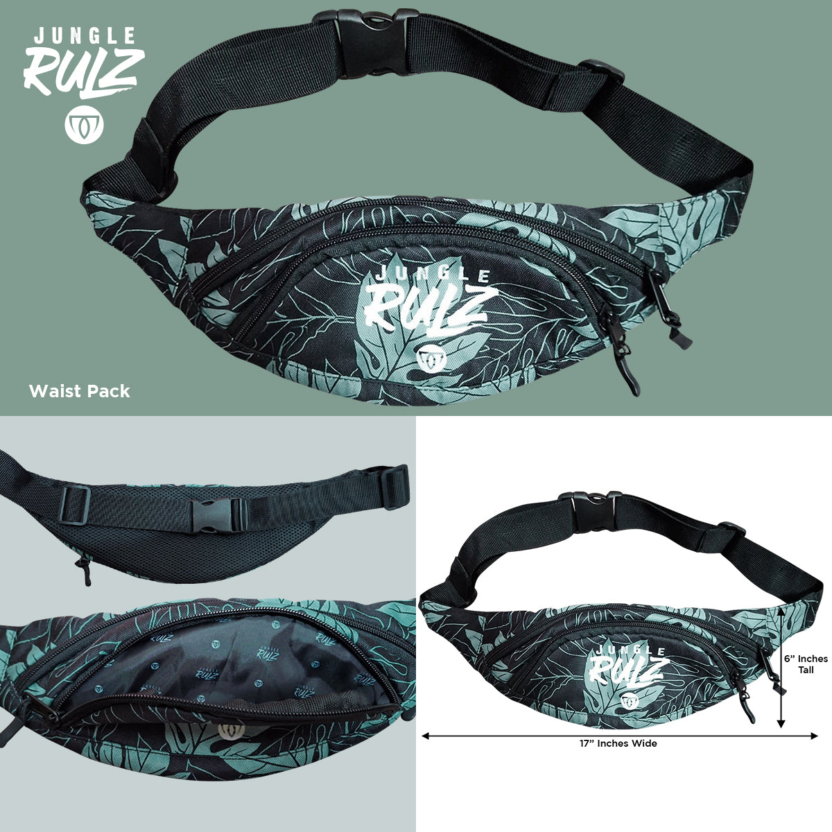 JUNGLE RULZ - WAIST PACK