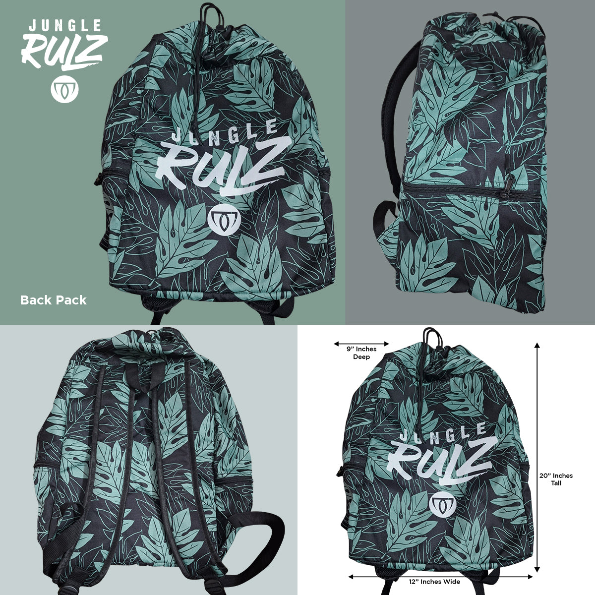 JUNGLE RULZ - BACK PACK