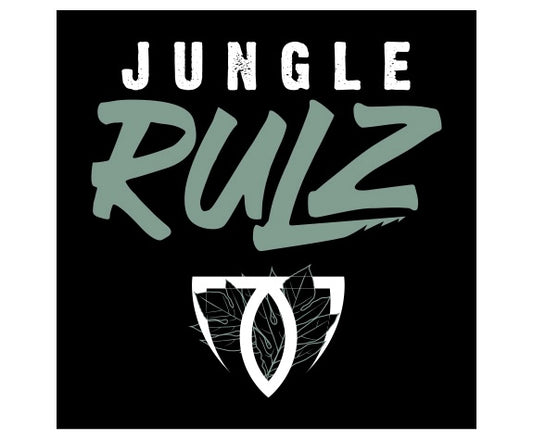 JUNGLE RULZ STICKER - 5” x 5”