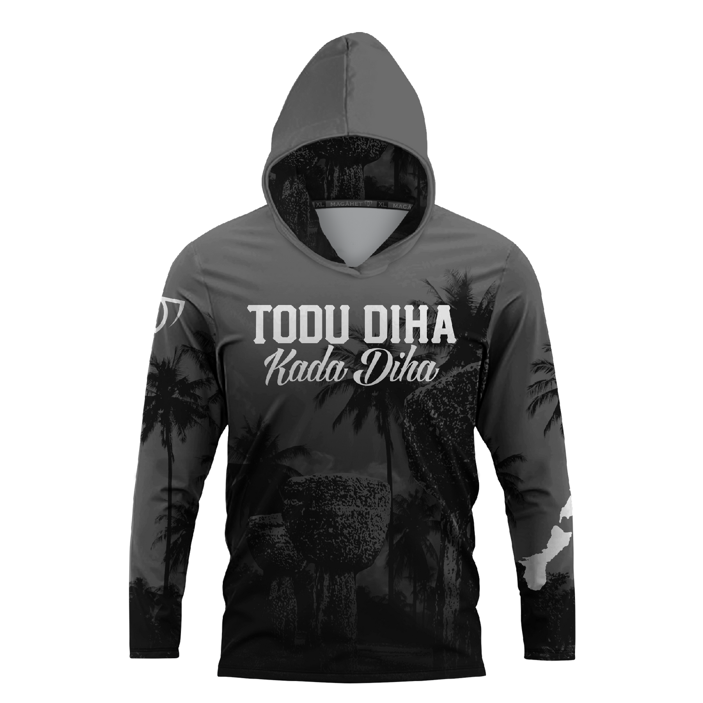 TDKD L/S HOODED DRI FIT - GREY