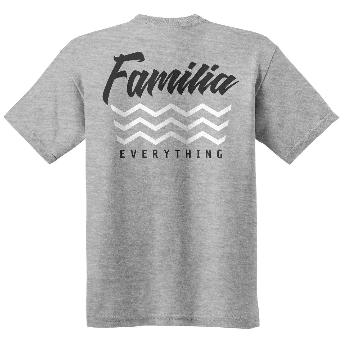 FAMILIA OVER EVERYTHING TEE - GREY