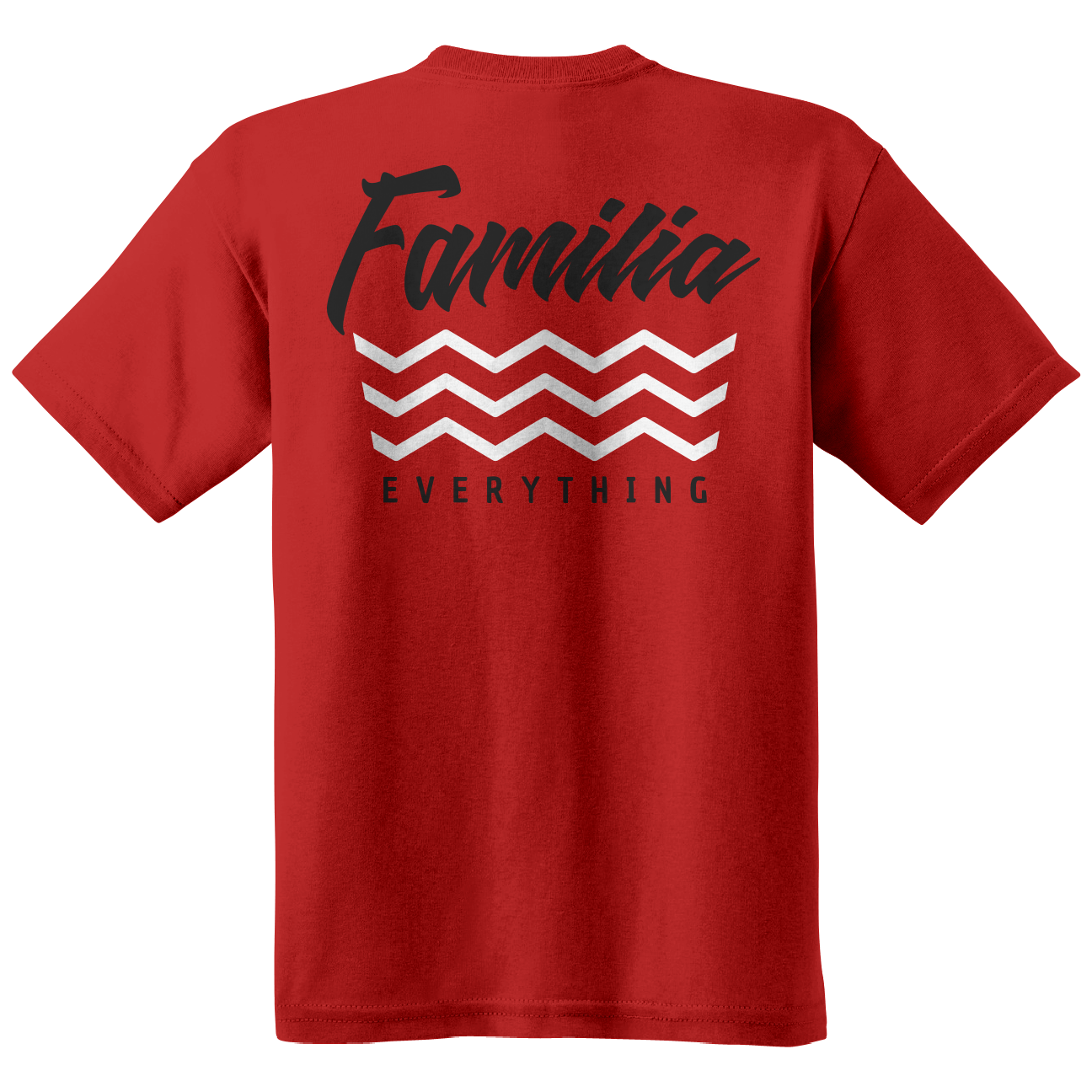 FAMILIA OVER EVERYTHING TEE - RED
