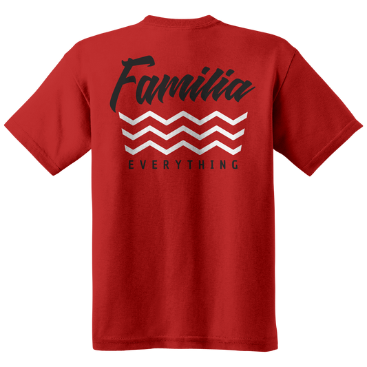 FAMILIA OVER EVERYTHING TEE - RED