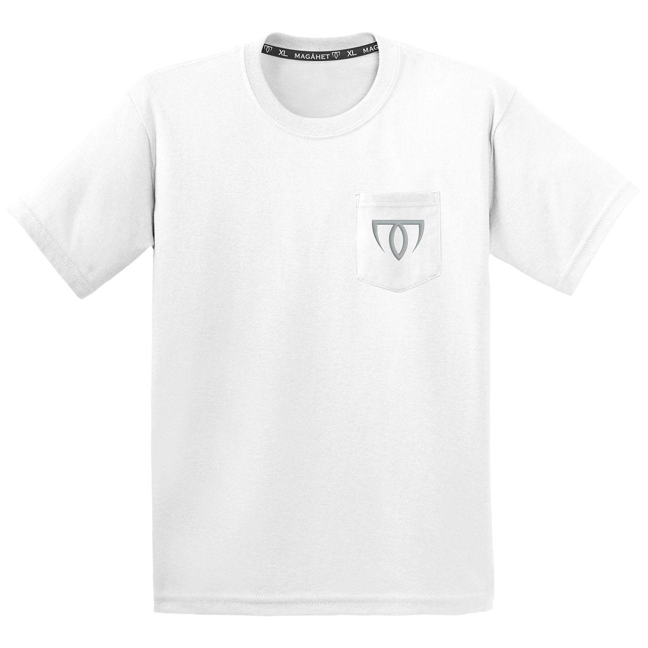 LOGO POCKET TEE - WHT