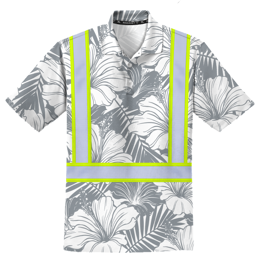 REFLECTIVE STAY KUXX POLO - WHITE