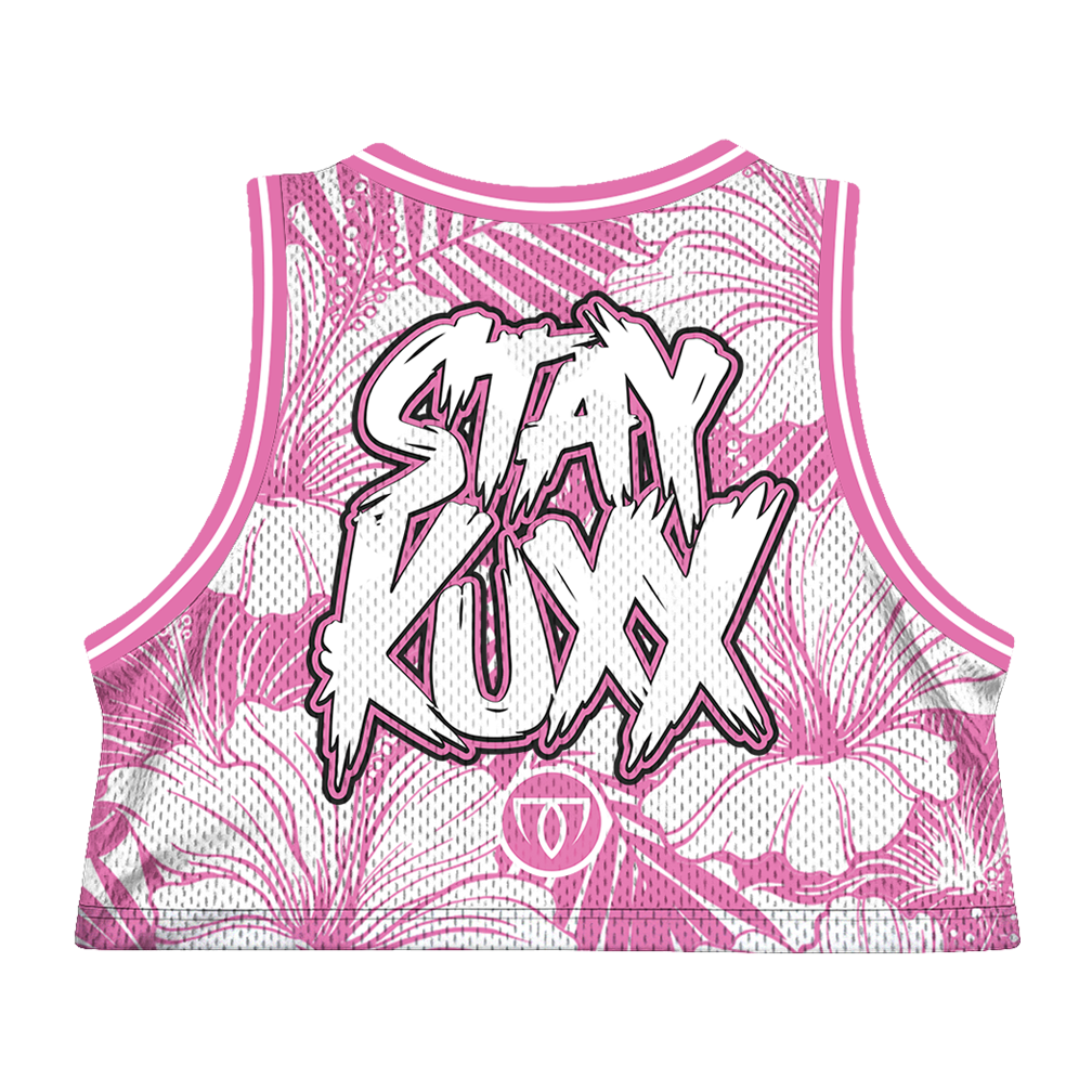 STAY KUXX CROP TOP - PINK