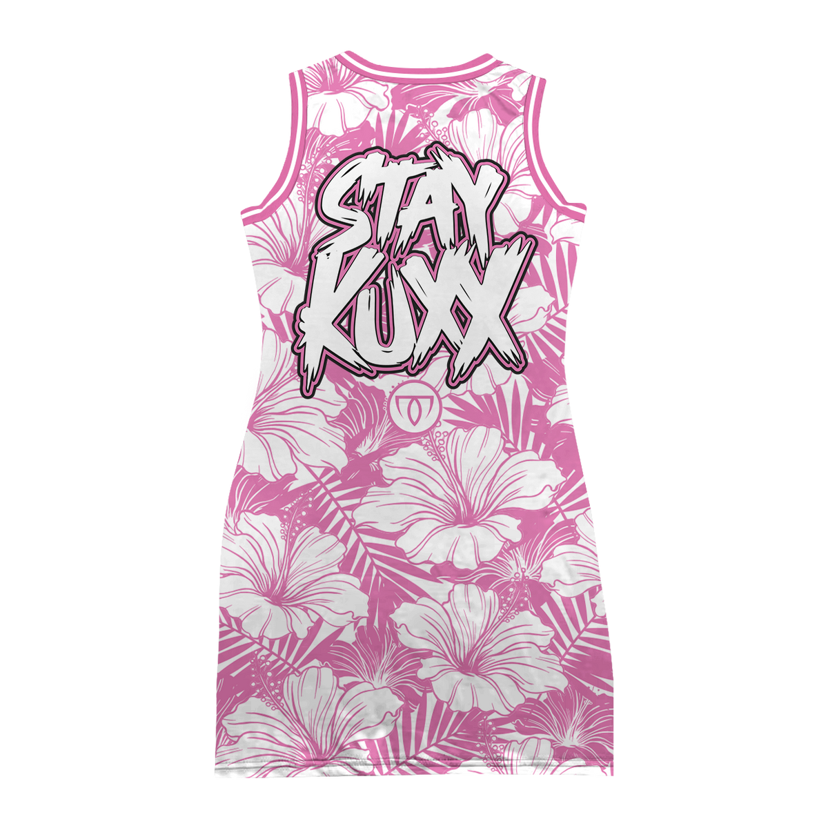 STAY KUXX JERSEY DRESS - PINK