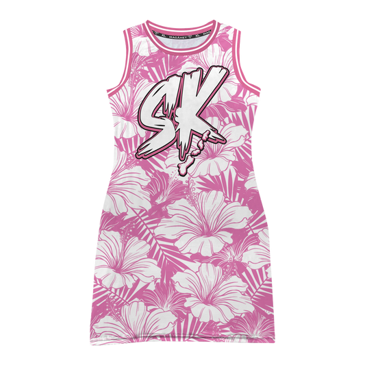 STAY KUXX JERSEY DRESS - PINK