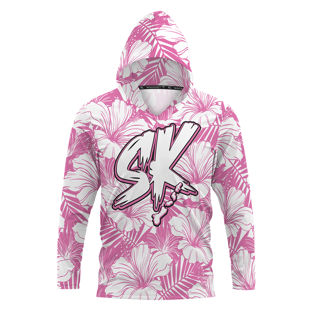 STAY KUXX LONGSLEEVE HOODED - PINK