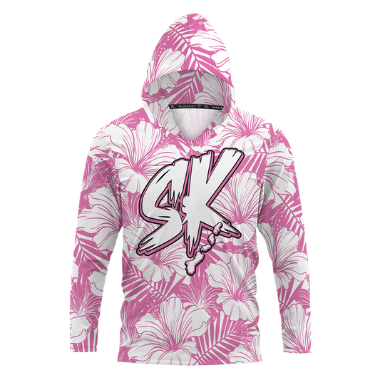 STAY KUXX LONGSLEEVE HOODED - PINK