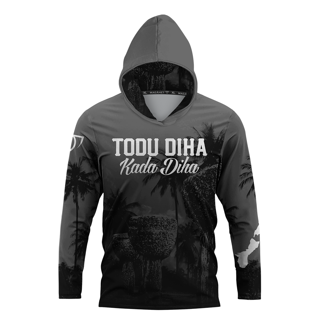 TODU DIHA KADA DIHA LONGSLEEVE HOODED - GREY