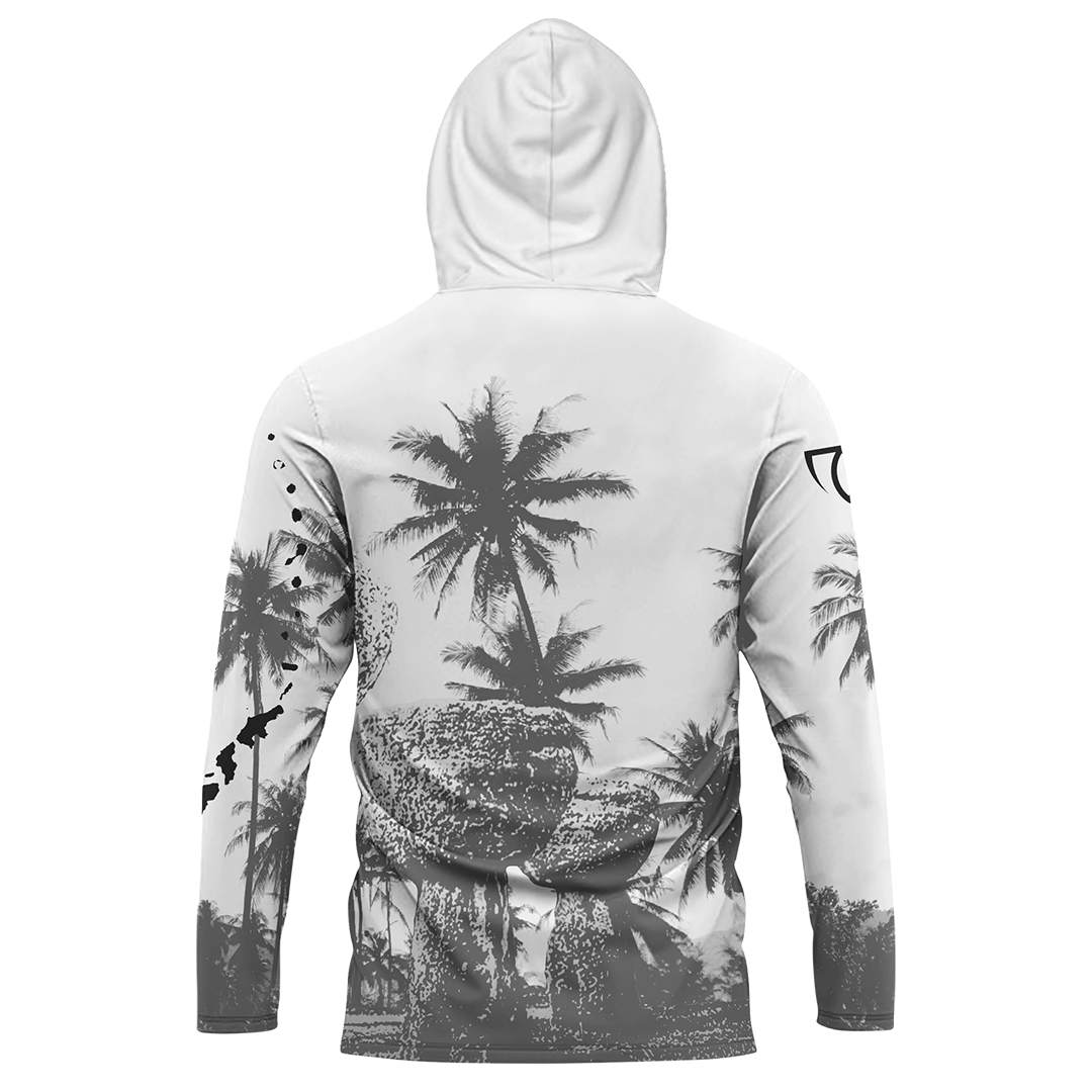 TODU DIHA KADA DIHA LONGSLEEVE HOODED - WHITE