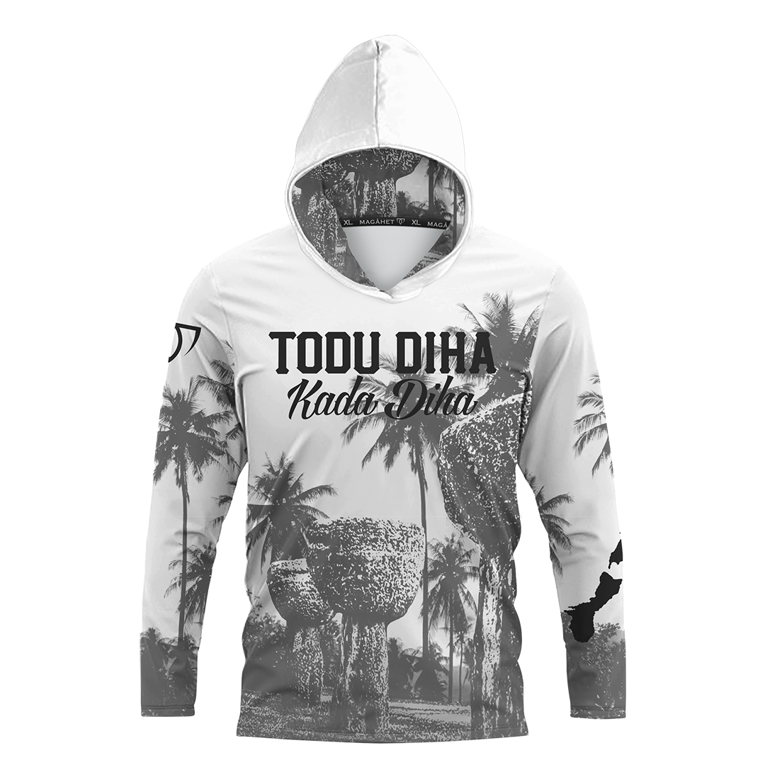 TODU DIHA KADA DIHA LONGSLEEVE HOODED - WHITE