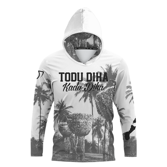TODU DIHA KADA DIHA LONGSLEEVE HOODED - WHITE