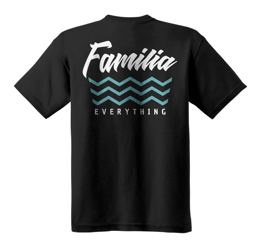 FAMILIA OVER EVERYTHING TEE - BLK