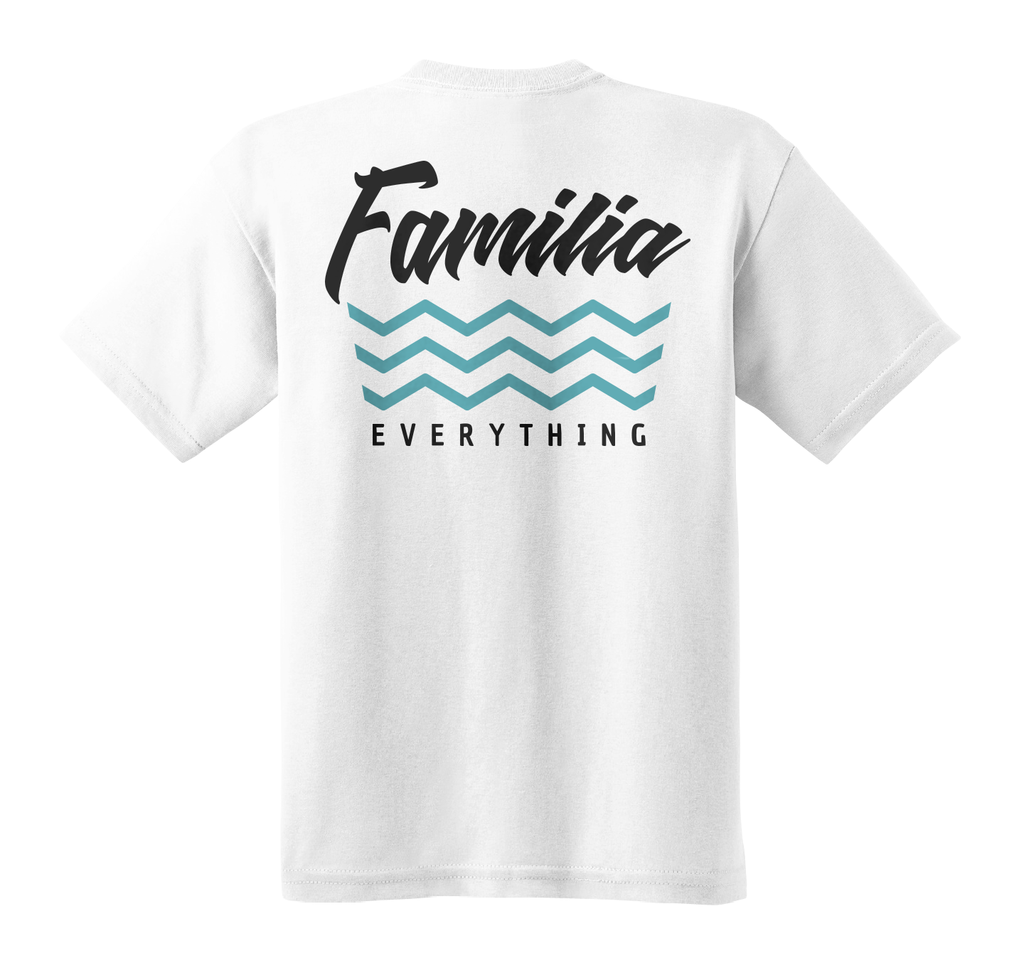 FAMILIA OVER EVERYTHING TEE - WHITE