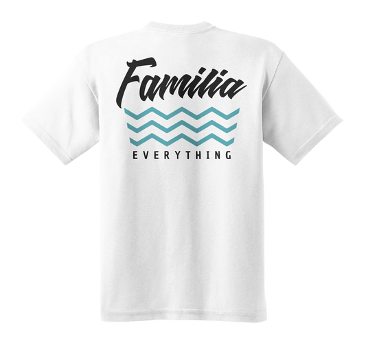 FAMILIA OVER EVERYTHING TEE - WHITE